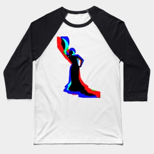 flamenco silhouette Baseball T-Shirt